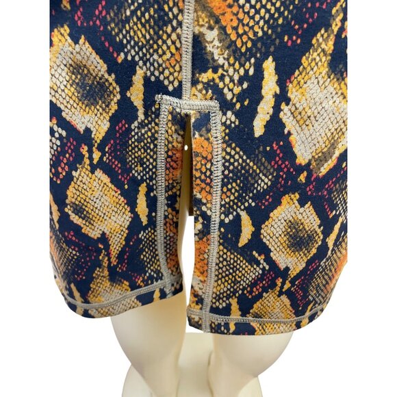 Women With Control Snake Print Pencil Skirt Stretch Waist Size S - Picture 4 of 7